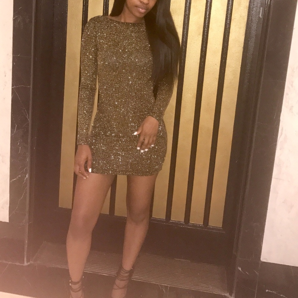 Gold Feisty Dress